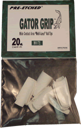 White Gator Grip 20ct. Sample (2 each) #1-#10